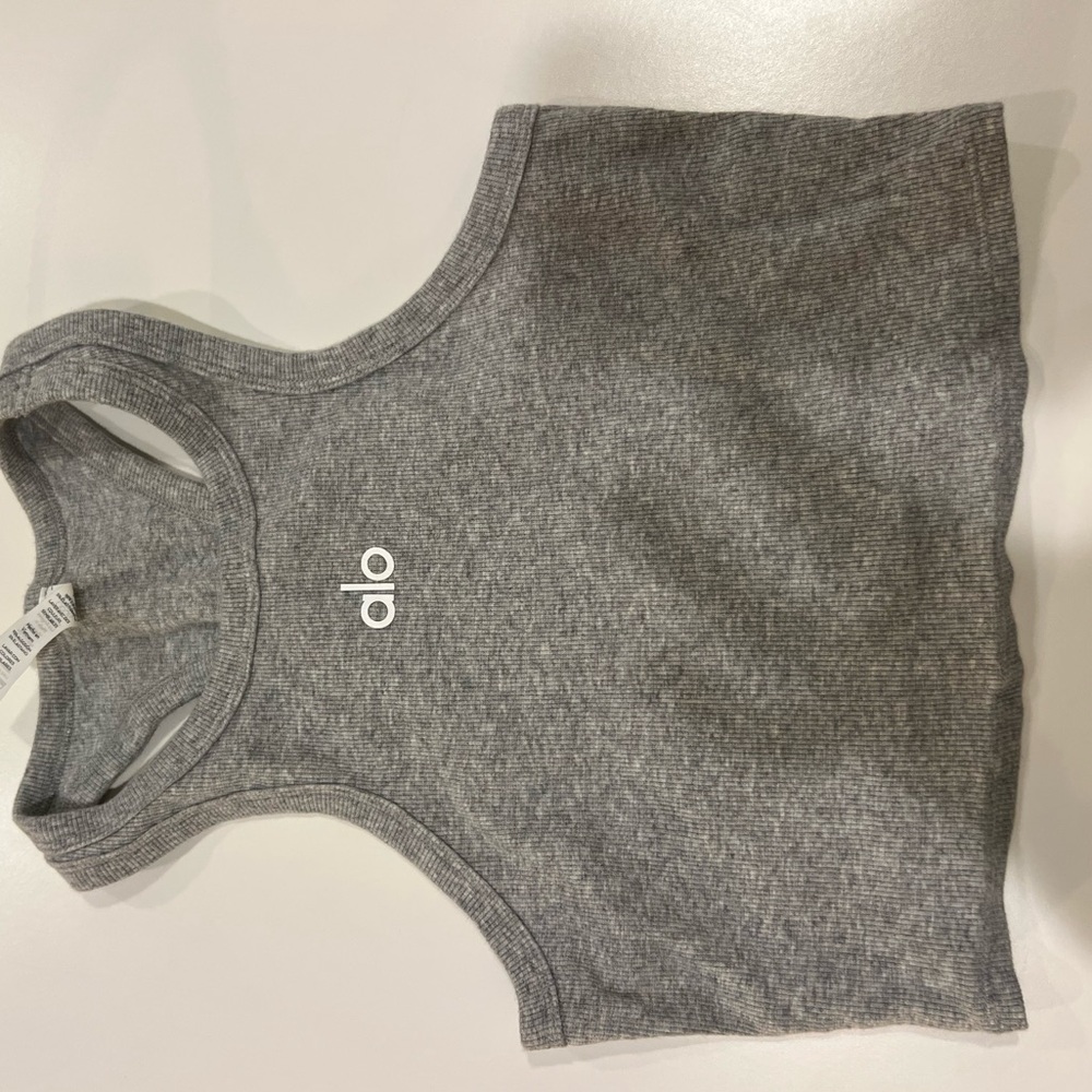 Gray Alo Yoga Tank
